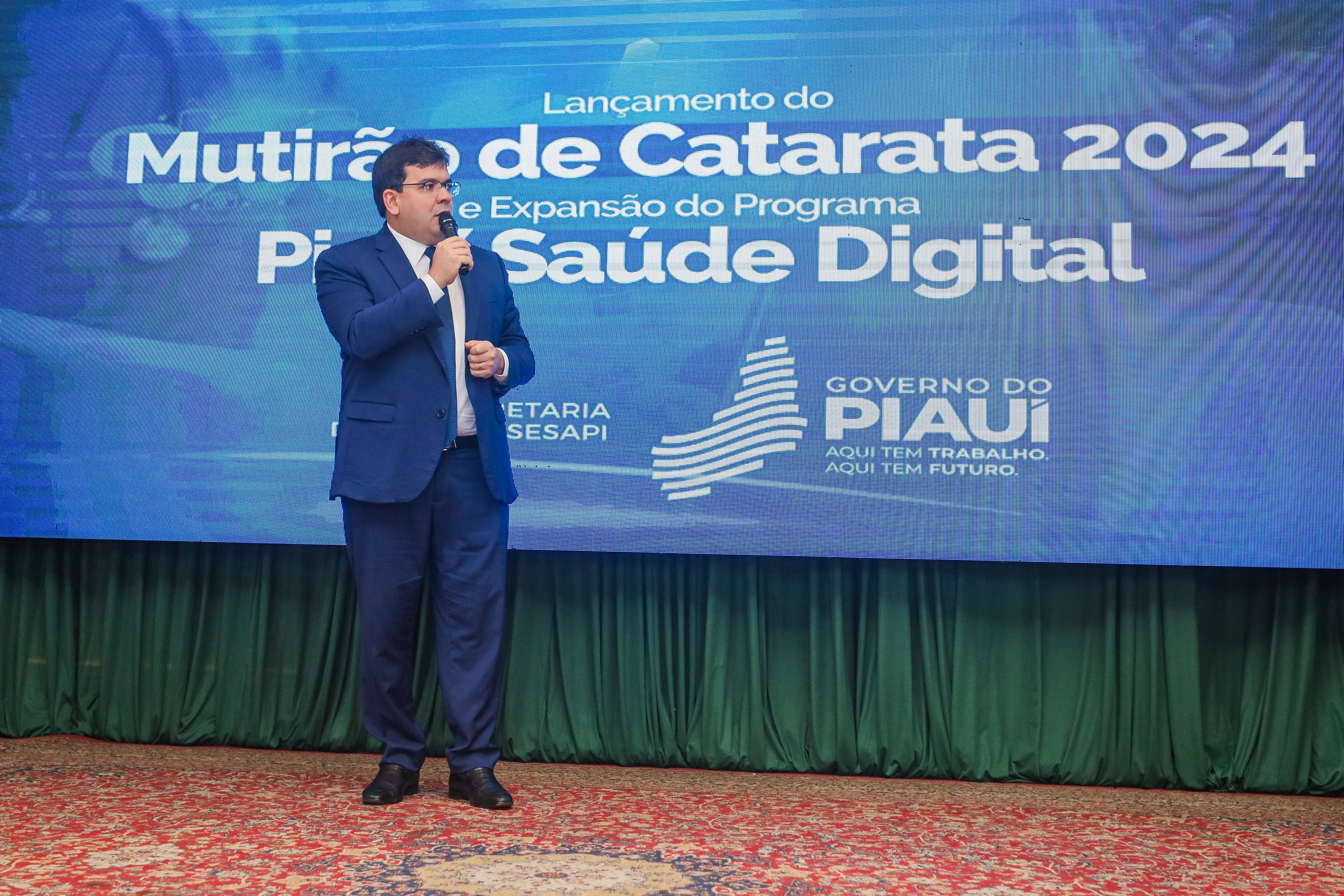 Governo lança Piauí Saúde Digital e anuncia mais de 28 mil cirurgias de catarata,